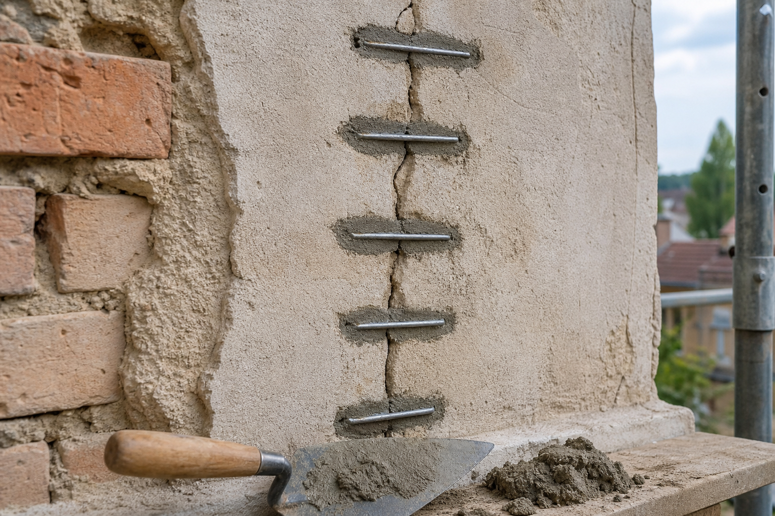 Quand l’agrafe de fissure peut réellement renforcer un mur