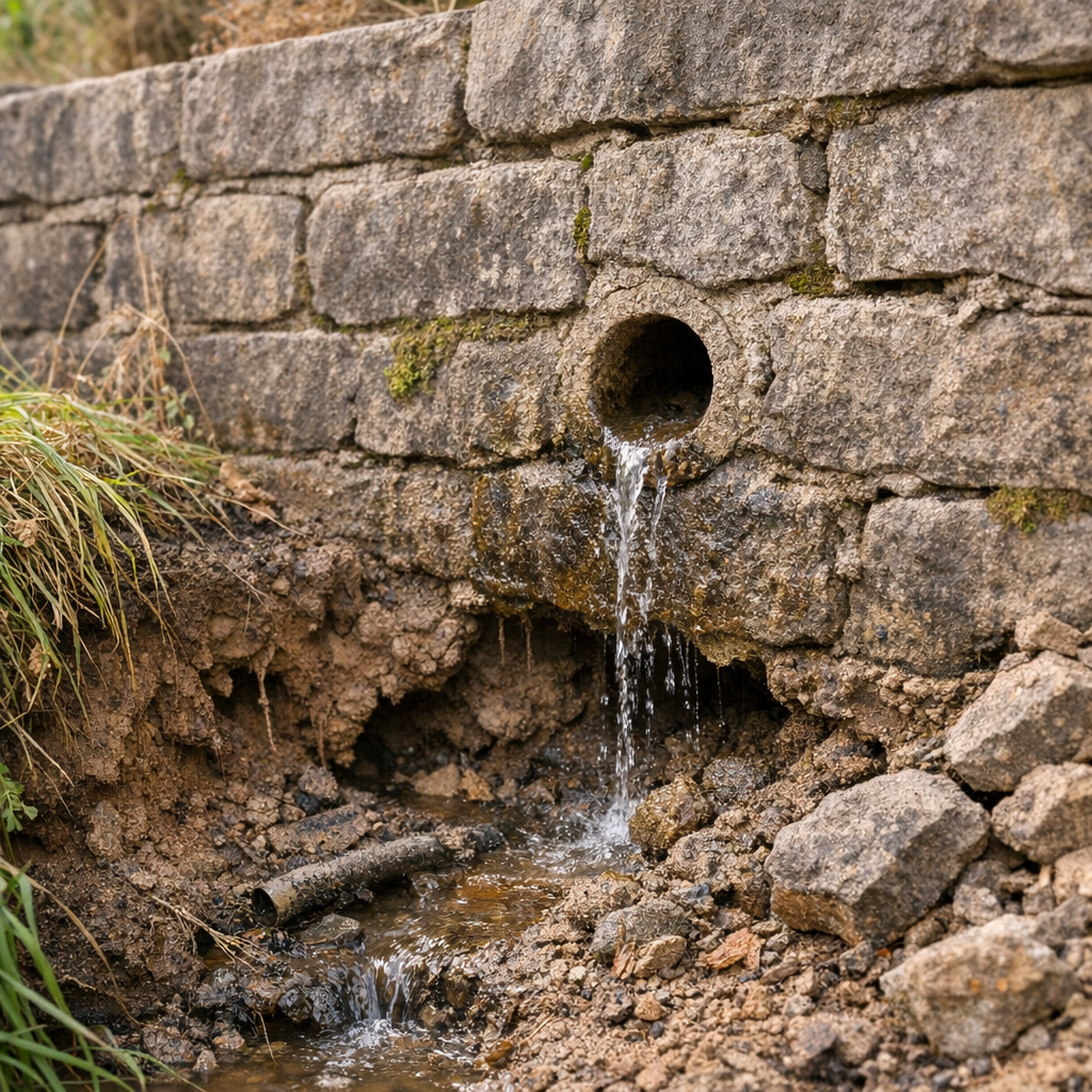 Pourquoi une petite ouverture peut devenir un sujet de sécurité pour un mur de soutènement