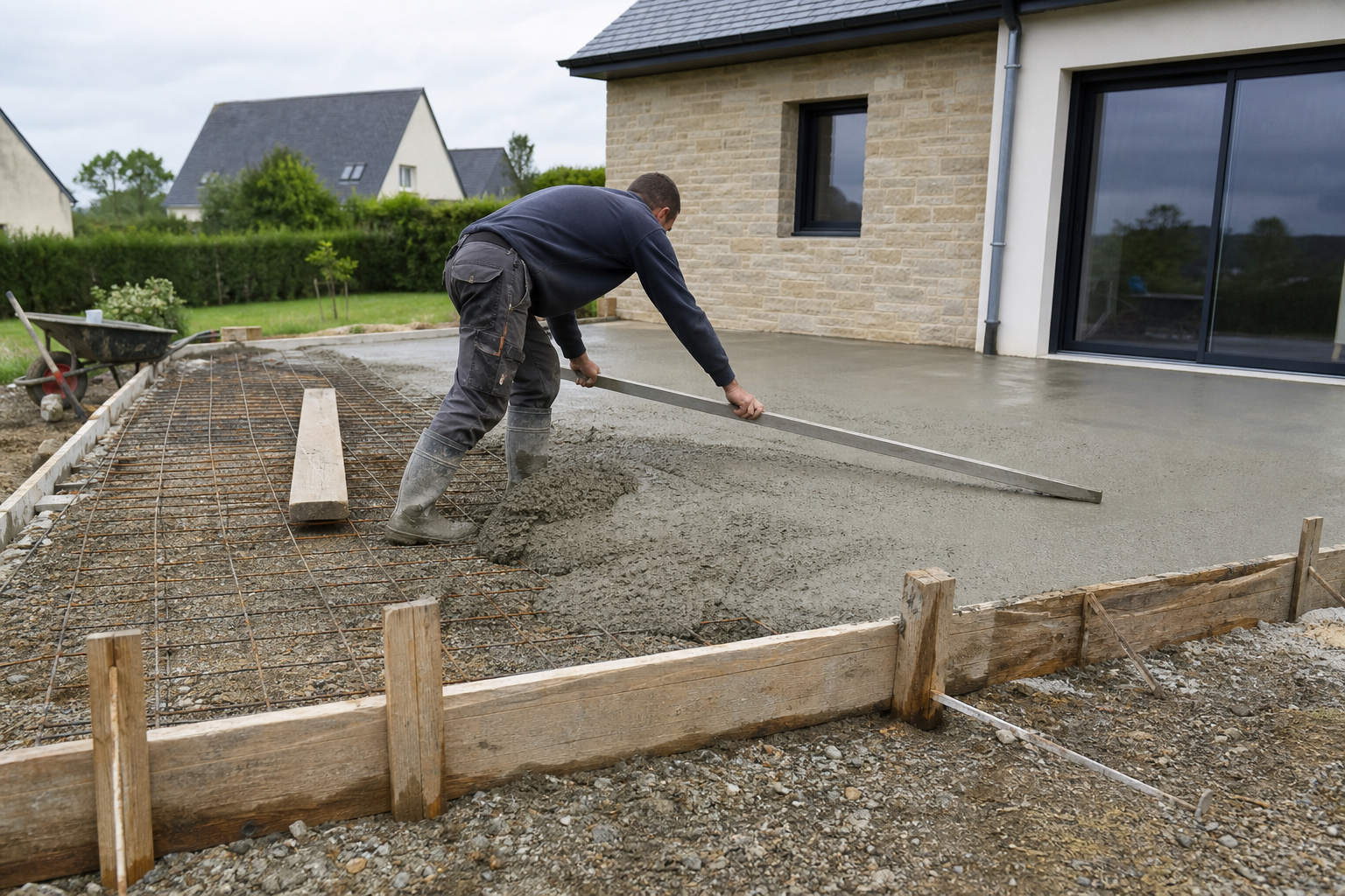 Quel béton choisir pour une dalle extérieure durable ?