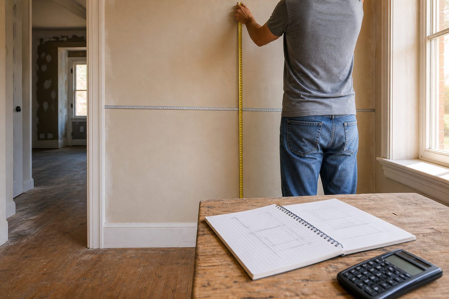 Comment calculer la surface des murs d’une pièce ?