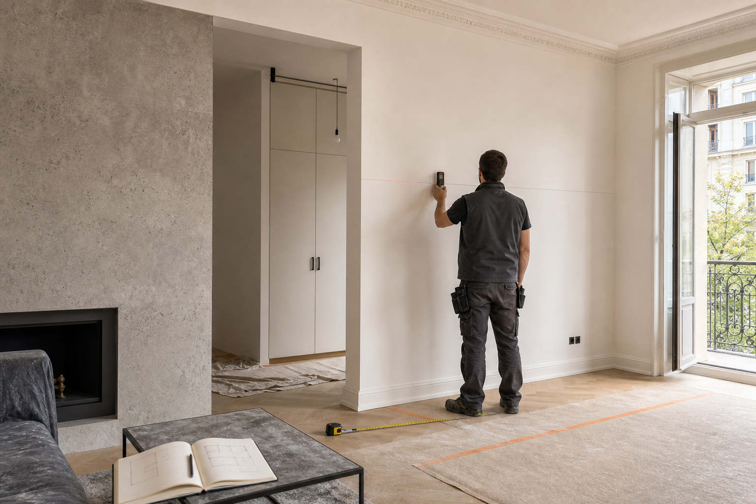 Comment calculer les mètres carrés d’un mur avant travaux