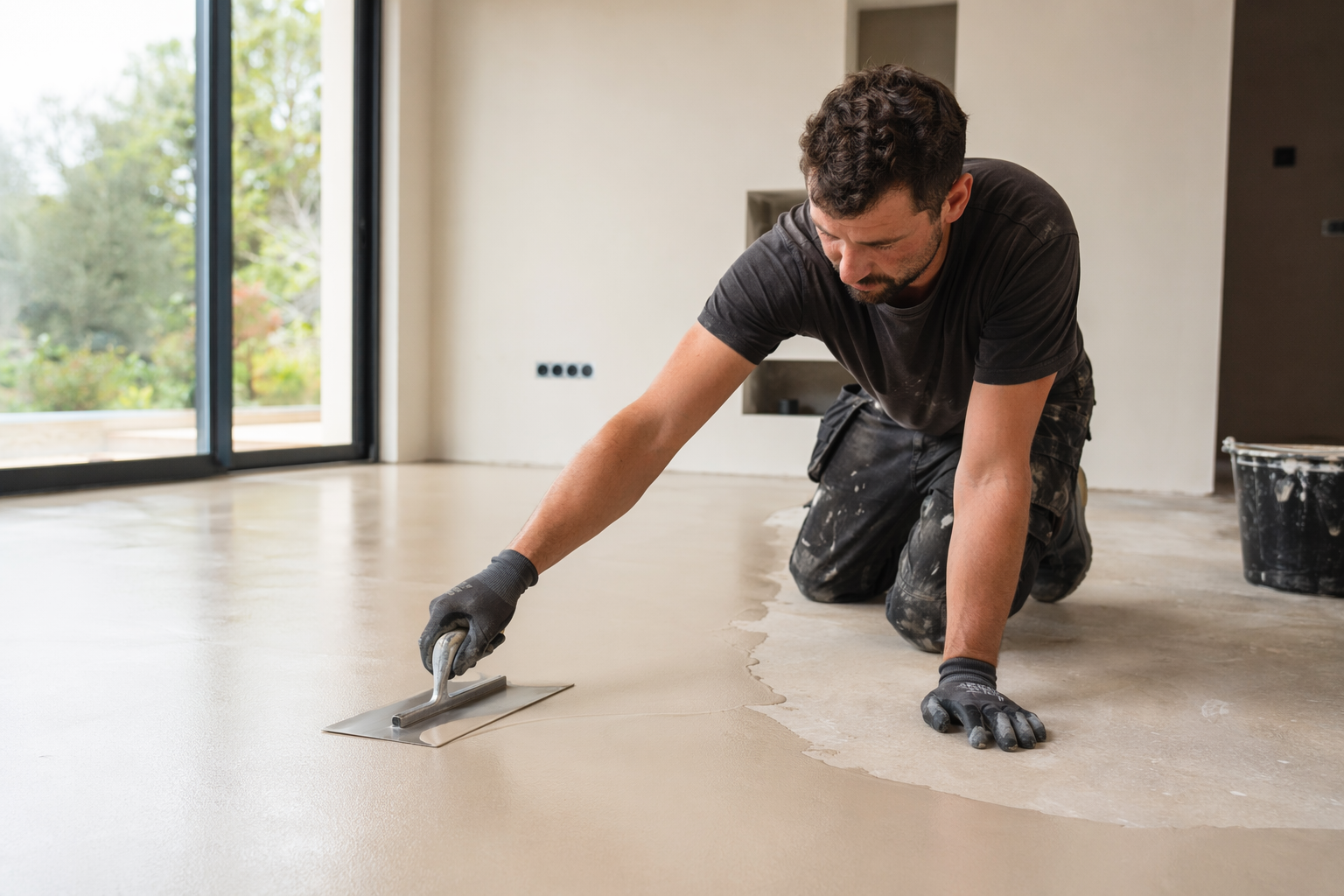 Comment poser du béton ciré au sol : guide complet 2026