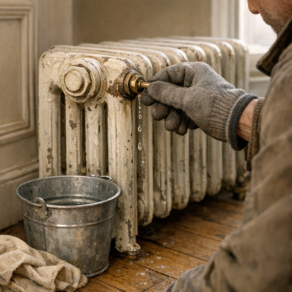 Comment Purger un radiateur en fonte sans faire d’erreur