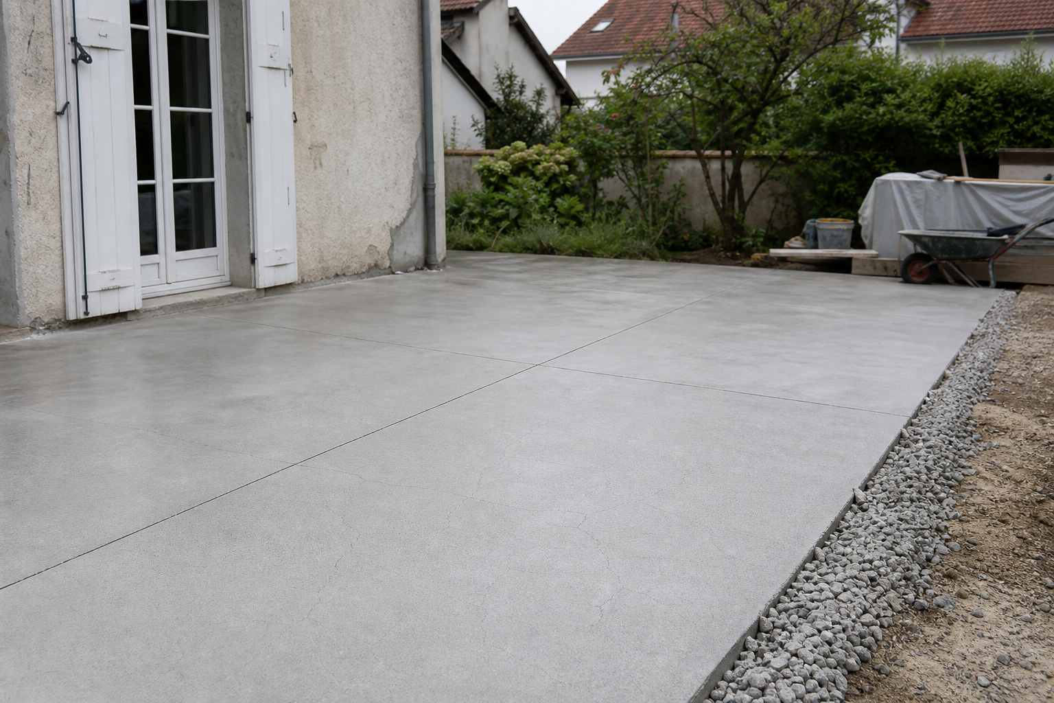 Pourquoi une dalle béton fissure-t-elle au séchage et que faire ?