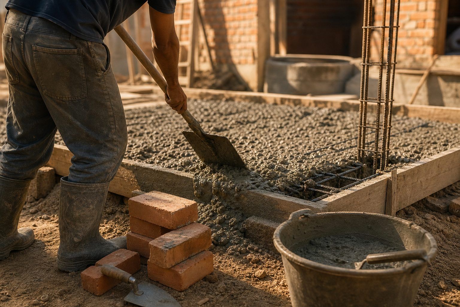 Quand utiliser du béton plutôt que du mortier ?