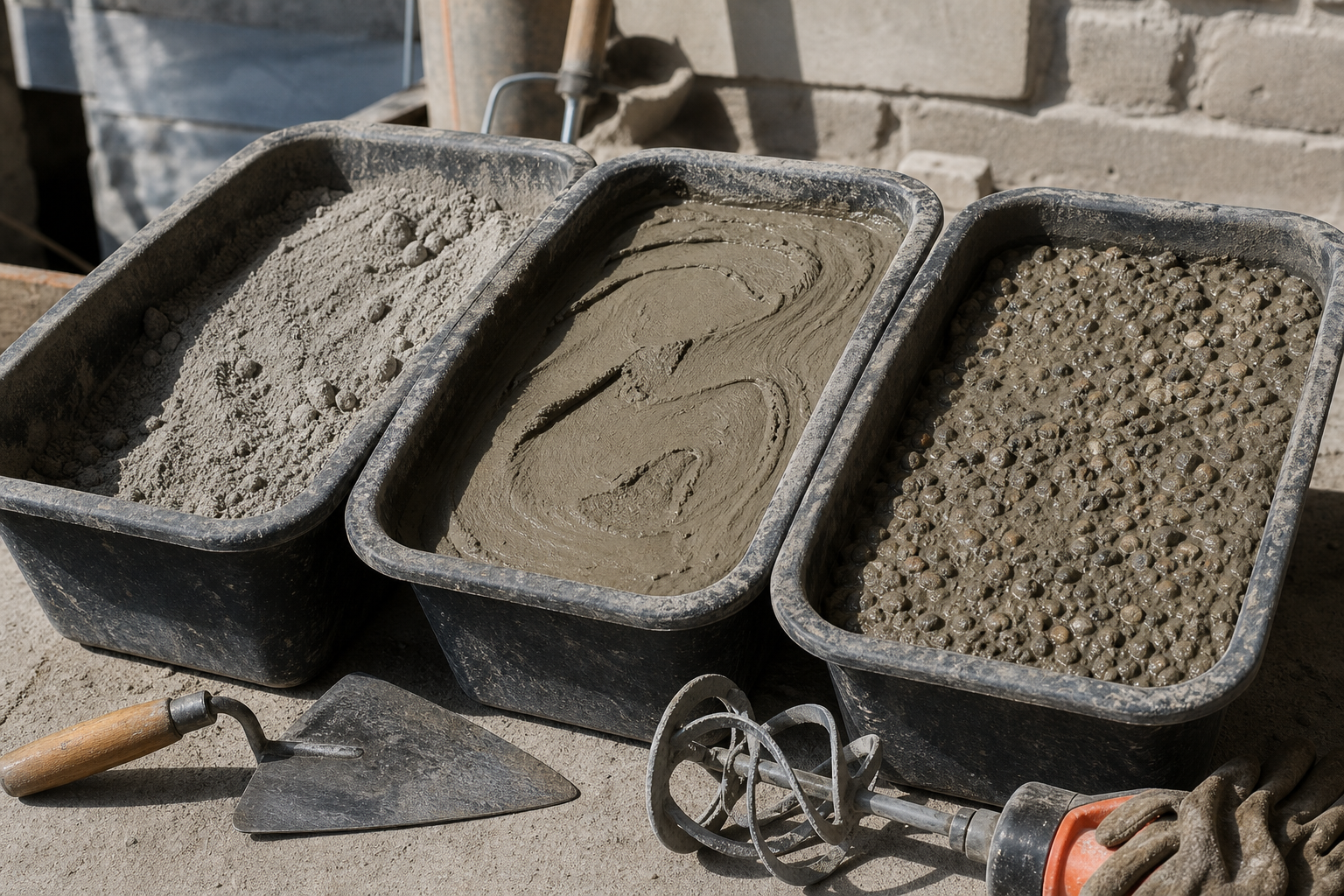 Quelle est la différence entre ciment et béton pour vos travaux ?