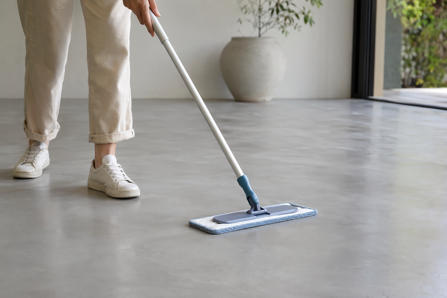Entretien béton ciré sol et mur : conseils pratiques au quotidien