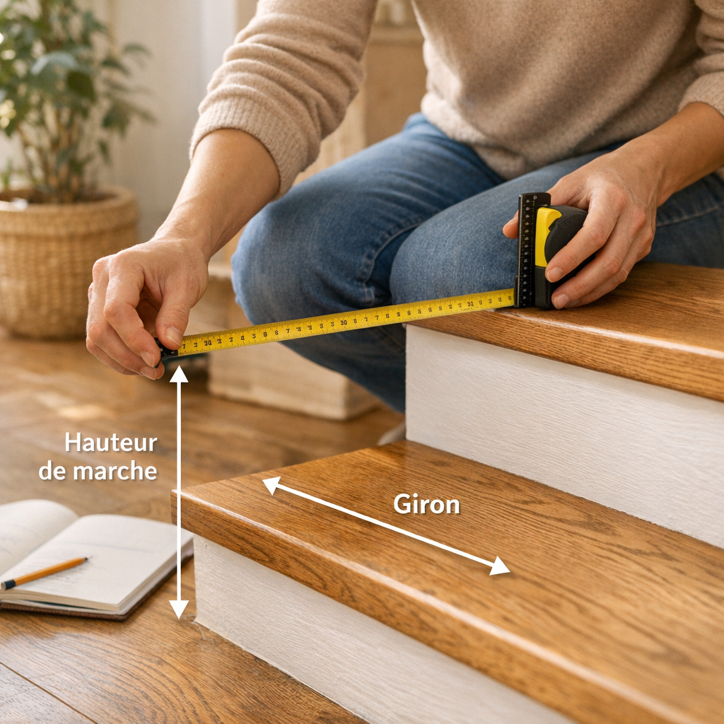 Dimensions recommandées pour un escalier confortable : comment calculer sans oublier le giron