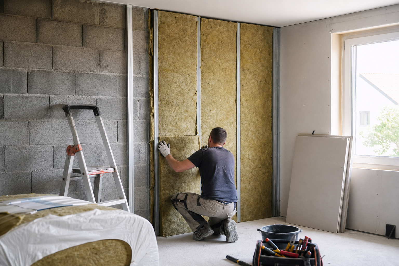 Quelle méthode choisir pour isoler un mur en parpaing ?