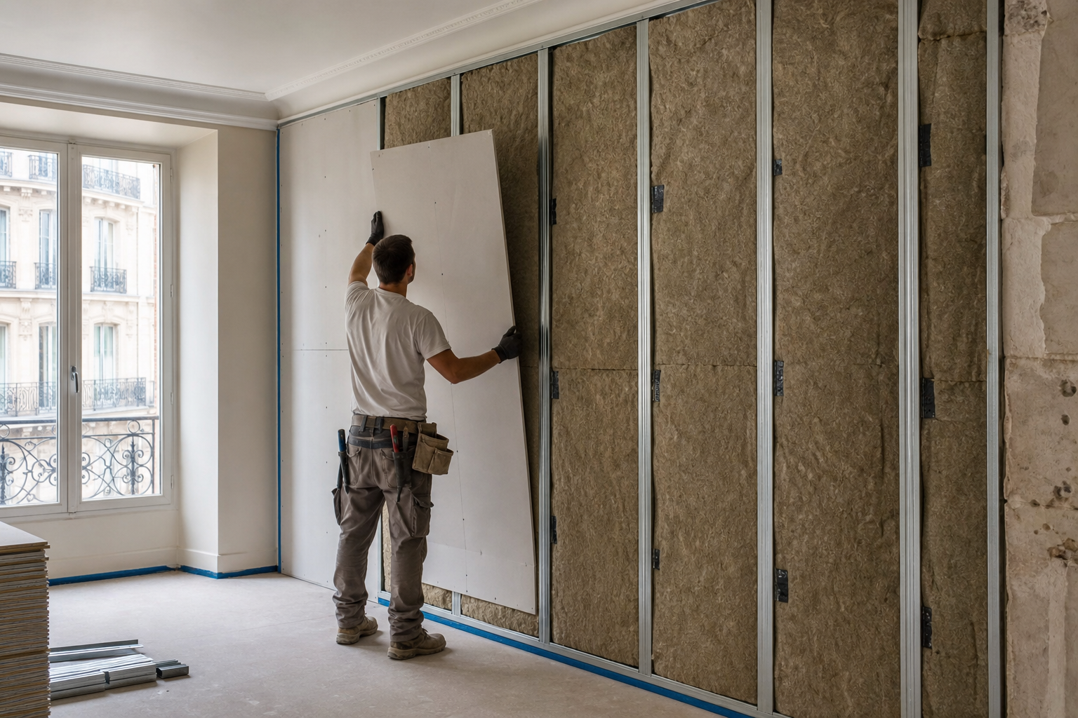 Quelle solution pour isoler phoniquement un mur mitoyen ?
