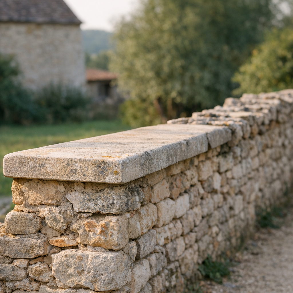 Quel rôle joue le chaperon dans un mur bahut, et peut-on encore parler de mur bahut sans couronnement ?