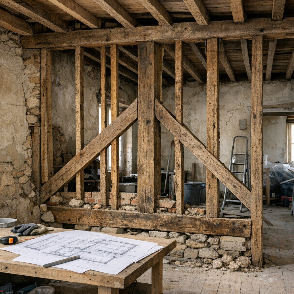 Comment reconnaître un Mur de refend avant des travaux