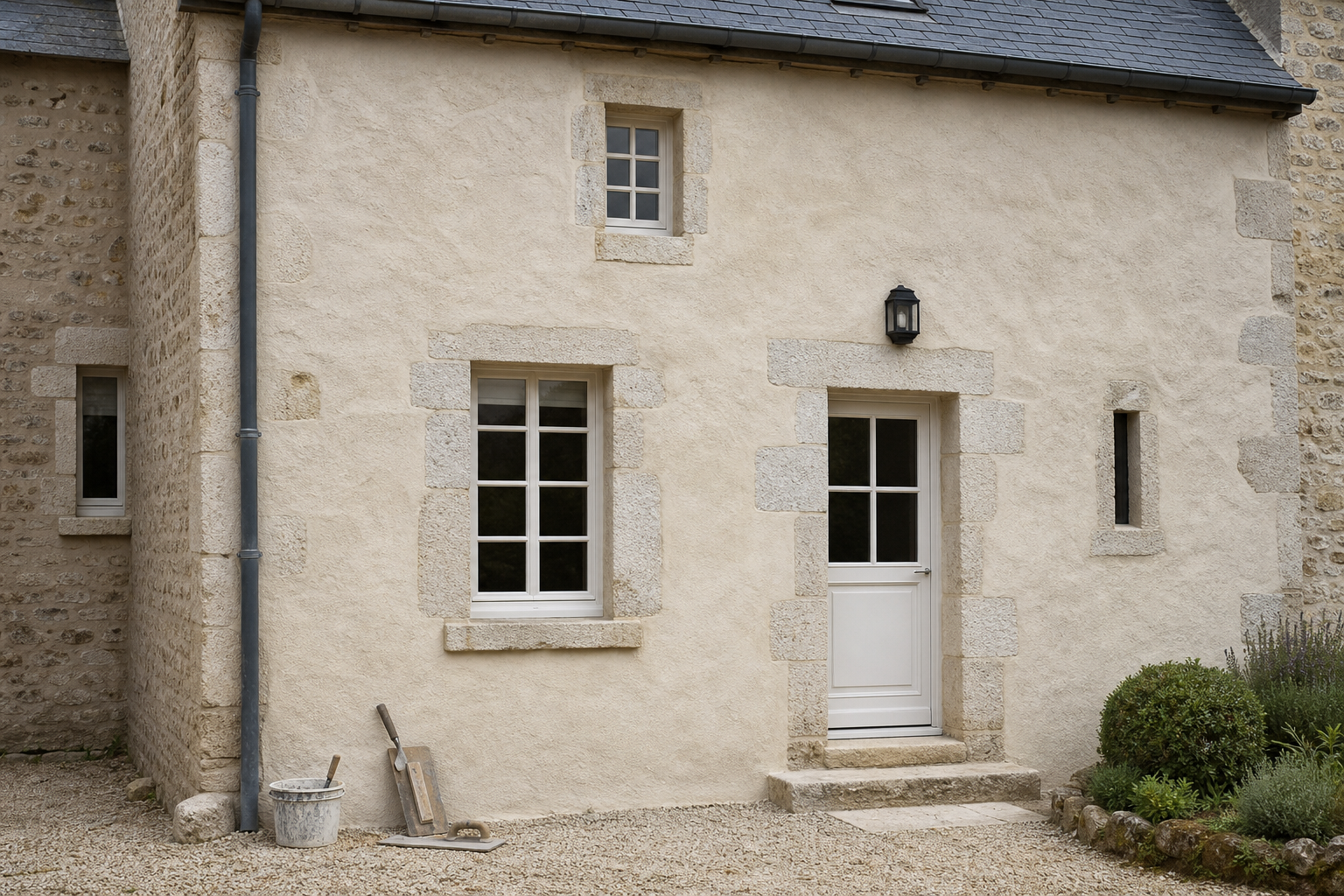 Quel enduit choisir pour un mur extérieur à la chaux ?