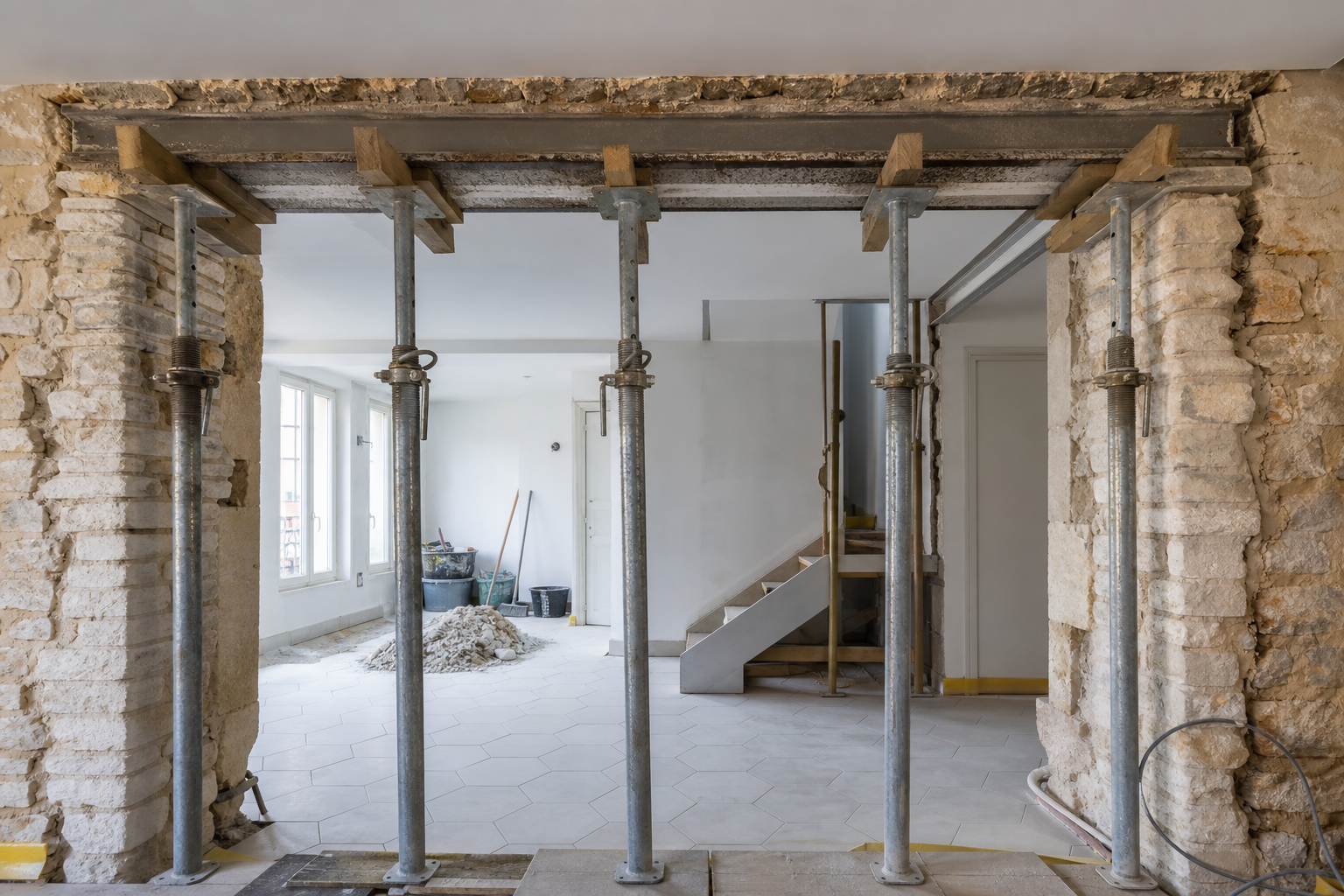 Quelle ouverture maximale dans un mur porteur sans IPN ?