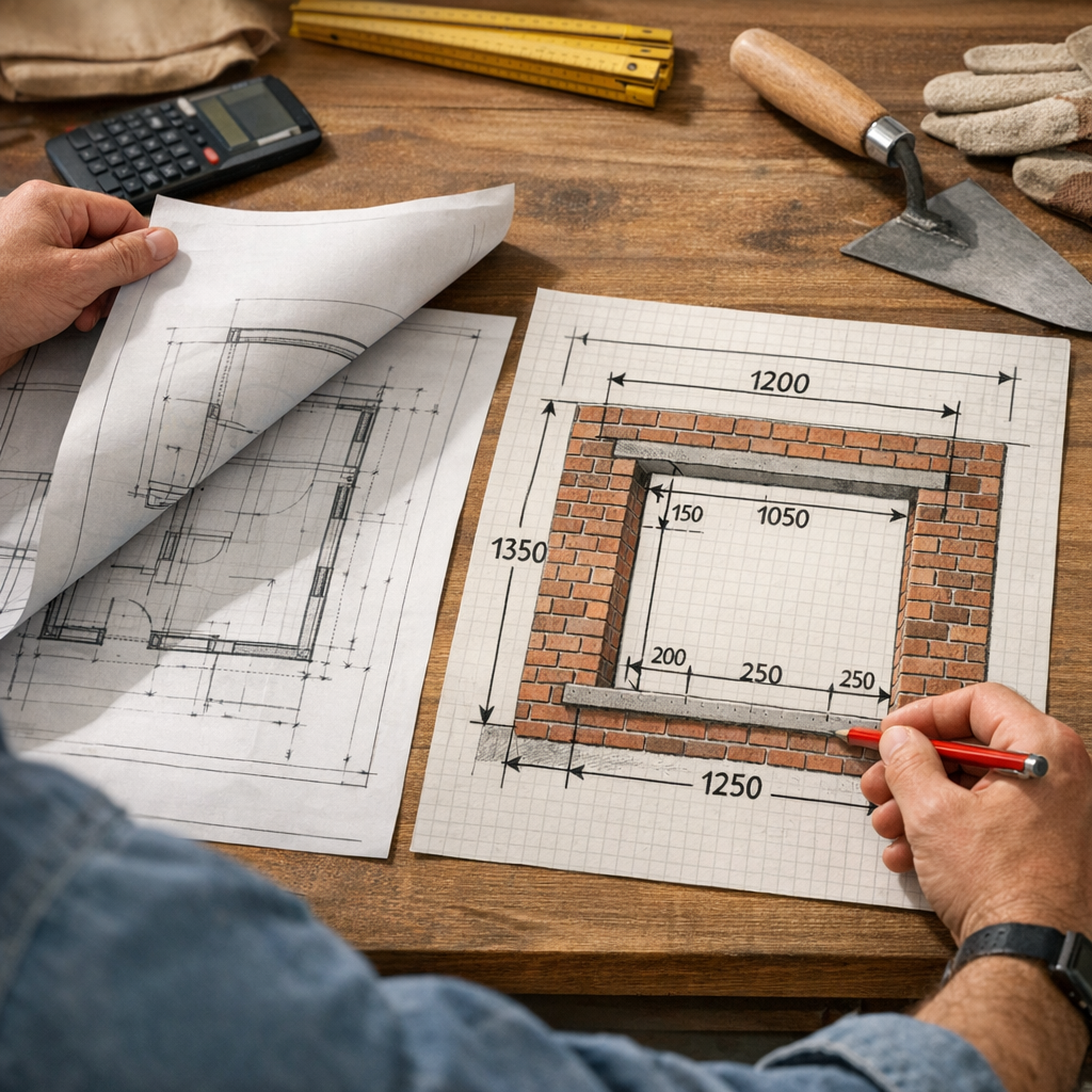 Passer d’un plan architectural à un plan de réservation maçonnerie avec cotes de pose