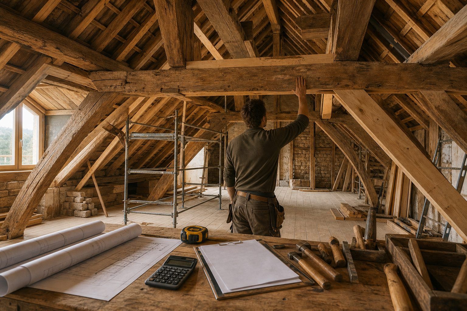 Quel budget prévoir pour une rénovation de charpente en bois ?