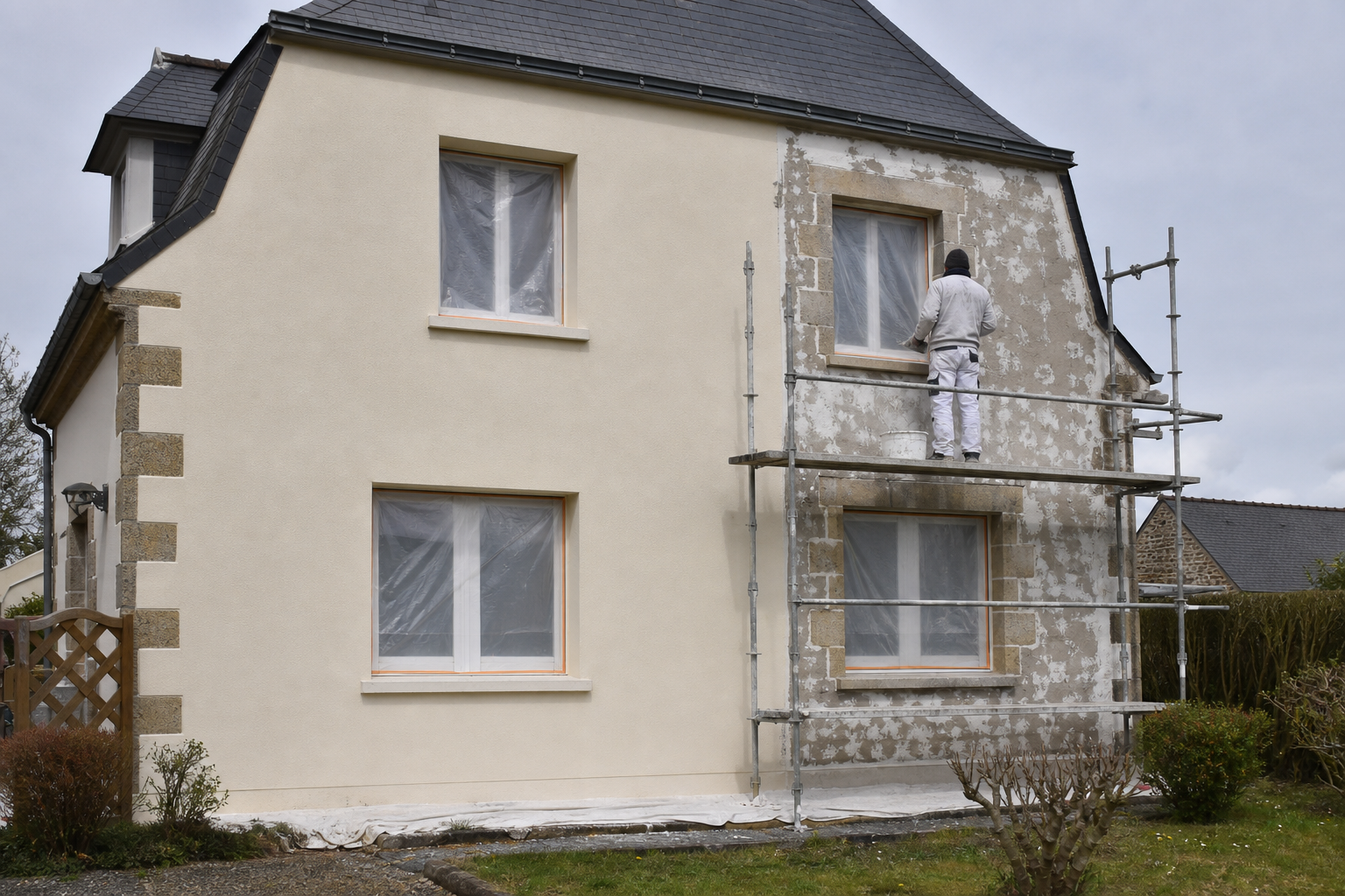 La rénovation de façade d’une maison commence par un bon diagnostic